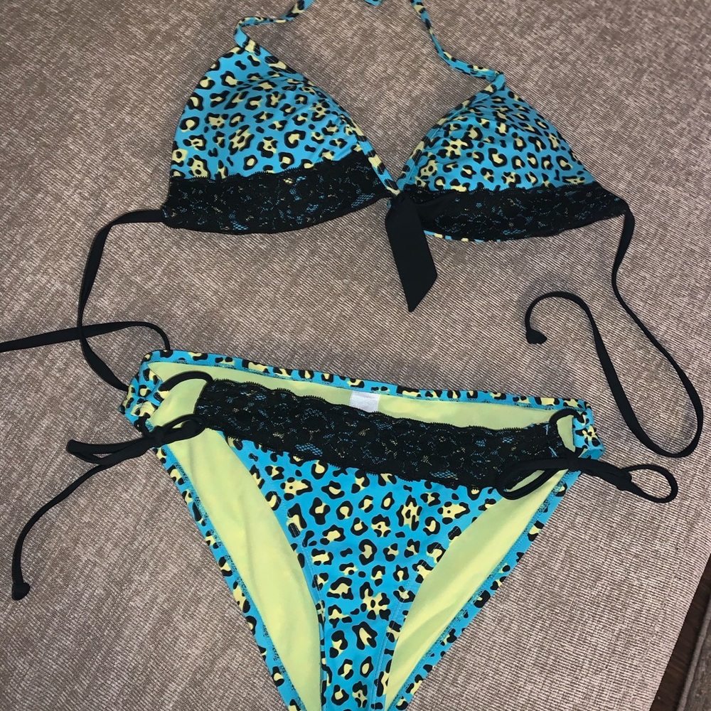 Cheetah print bikini
